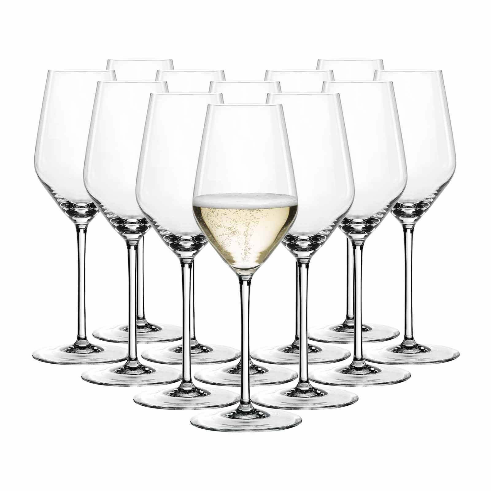 SPIEGELAU Champagnerglas Style Champagnergläser 310 ml 12er Set, 12-tlg., Glas