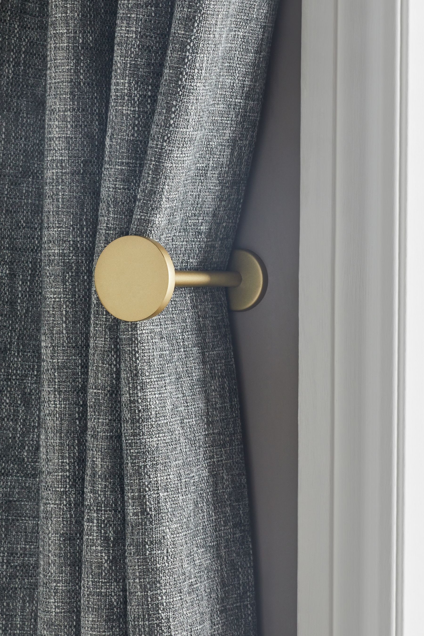 Next Raffhalter Next Set aus 2 Gardinenhaken mit Knauf günstig online kaufen