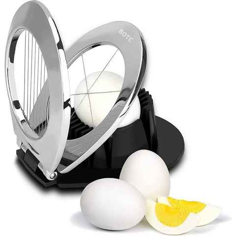 BOTC Eierschneider für Eier, Kiwi, Erdbeeren, Weiche Speisen, (1-tlg., Eierschneider), Eierschneider - Multifunktionaler Eierschneider - Edelstahl