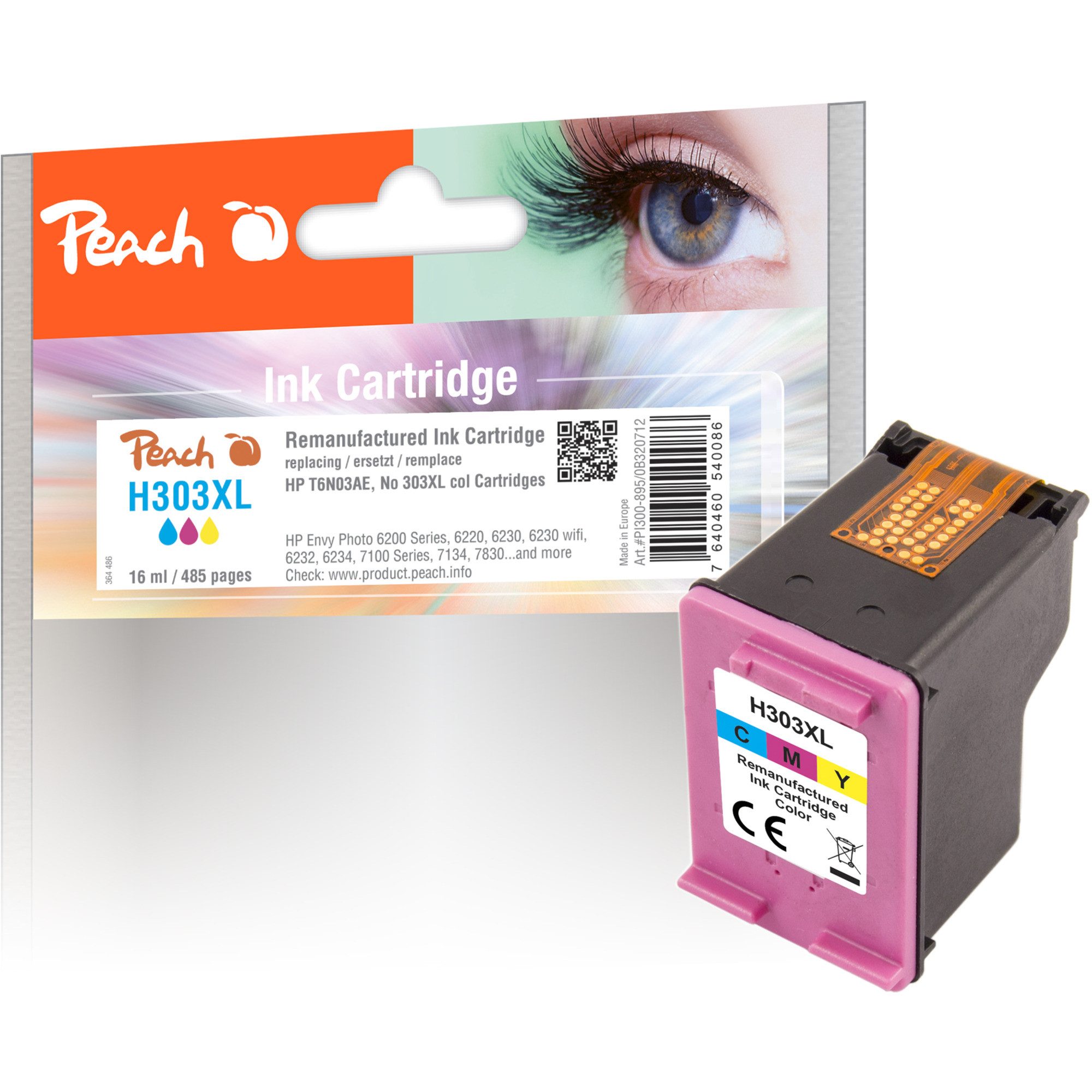 Peach Druckkopf color PI300-895, Tinte, Tintenpatrone