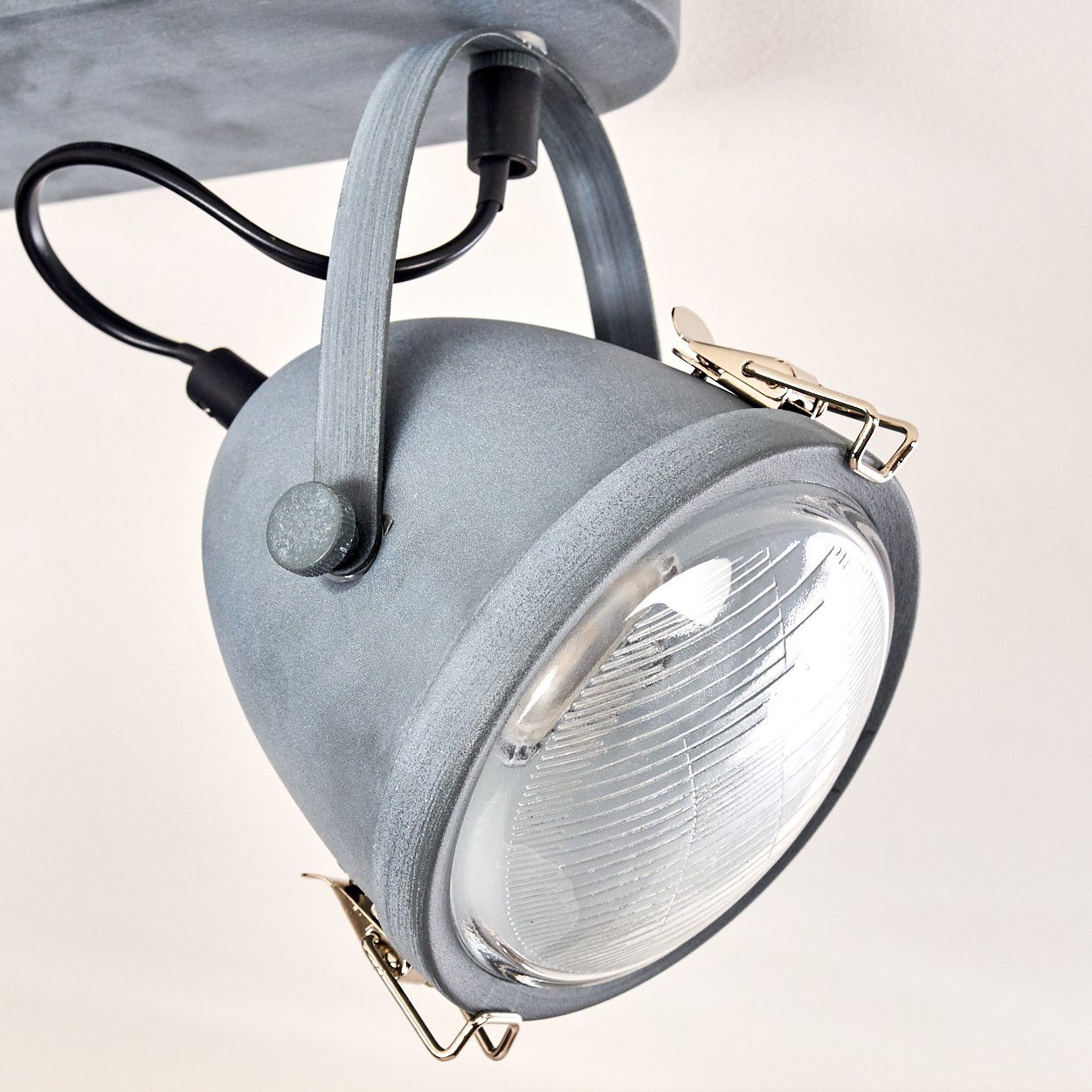 Grau-Blau, »Muglia« Deckenlampe Strahler, Metall GU10, ohne hofstein in aus Leuchtmittel, Deckenleuchte Spot verstellbare