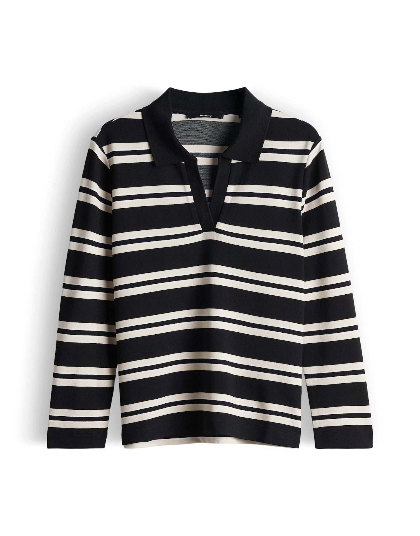 Poloshirt KIONA Regular mit sportiven Rugbystreifen