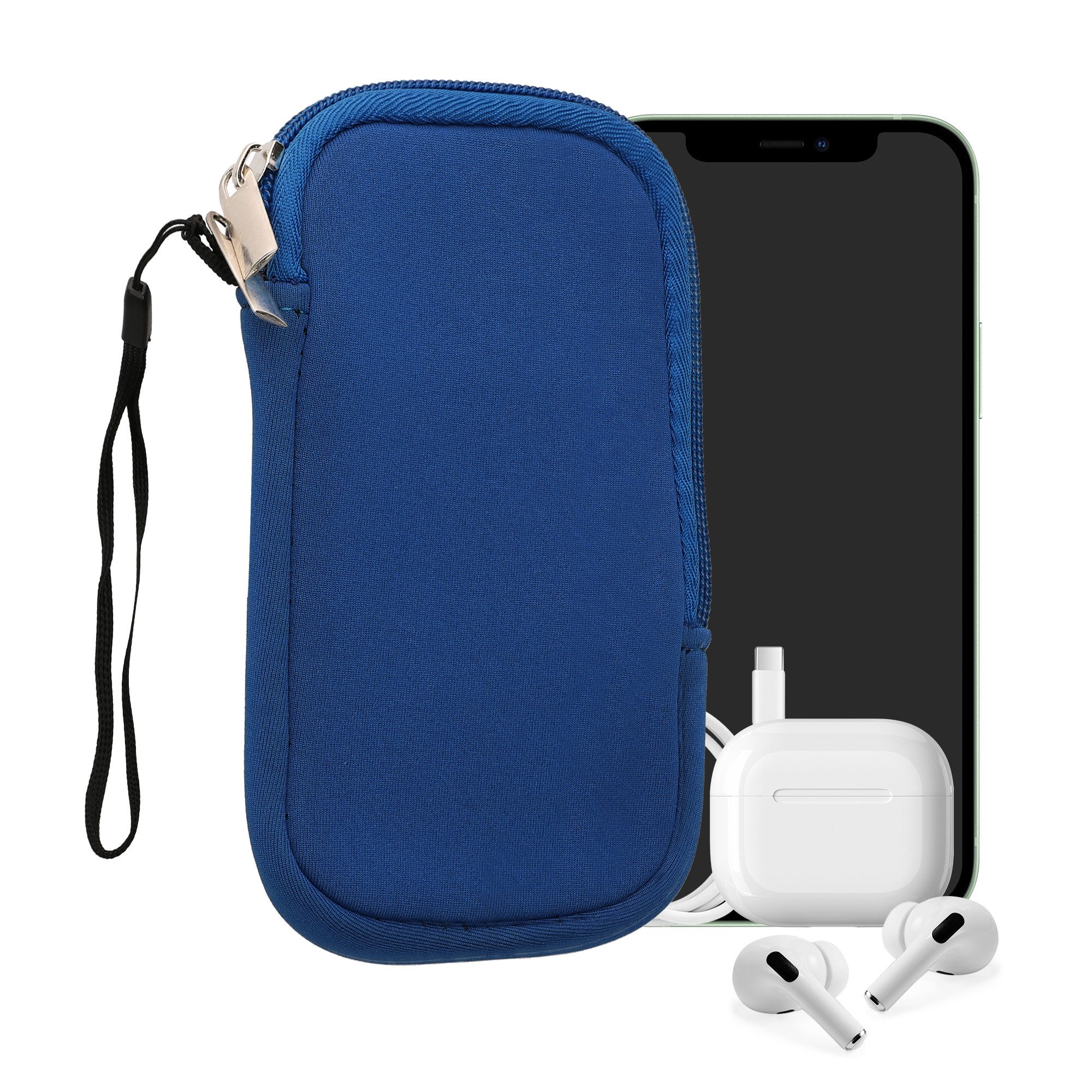 kwmobile Handytasche Handytasche für Smartphones L - 6,5" (1-tlg), Neopren Handy Hülle - Handy Tasche Sleeve Pouch