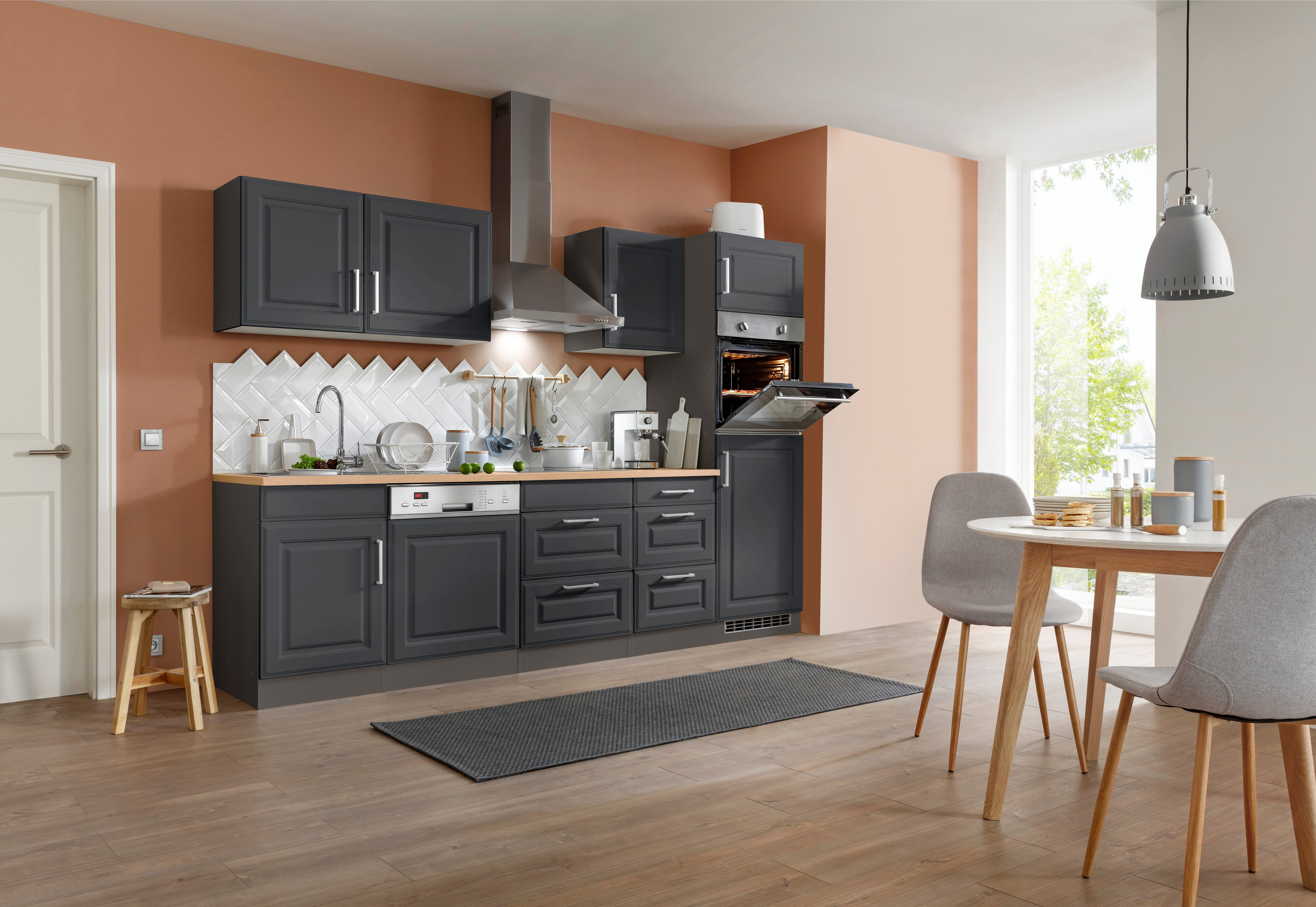 KOCHSTATION Küchenzeile KS-Stockholm, Breite 280 cm, günstig online kaufen