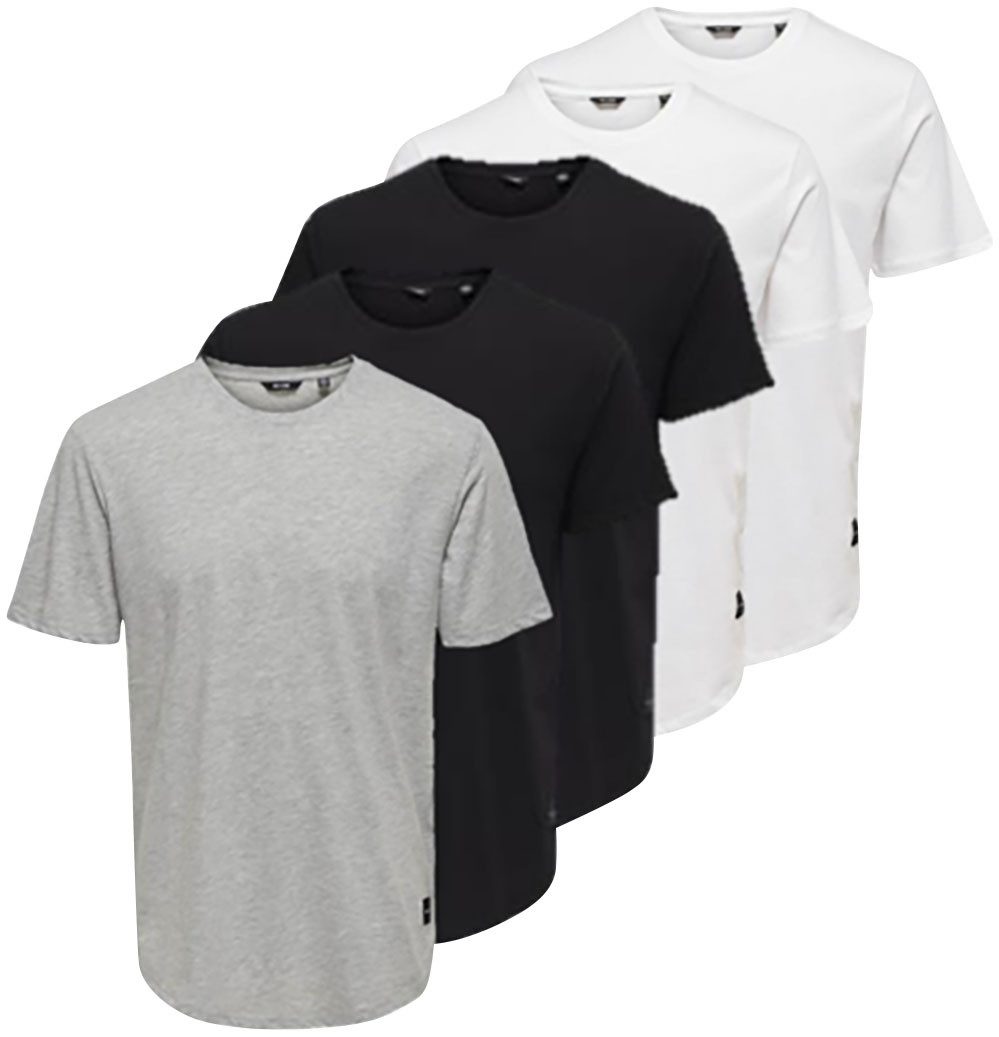 ONLY & SONS Rundhalsshirt ONSMATT LONGY günstig online kaufen