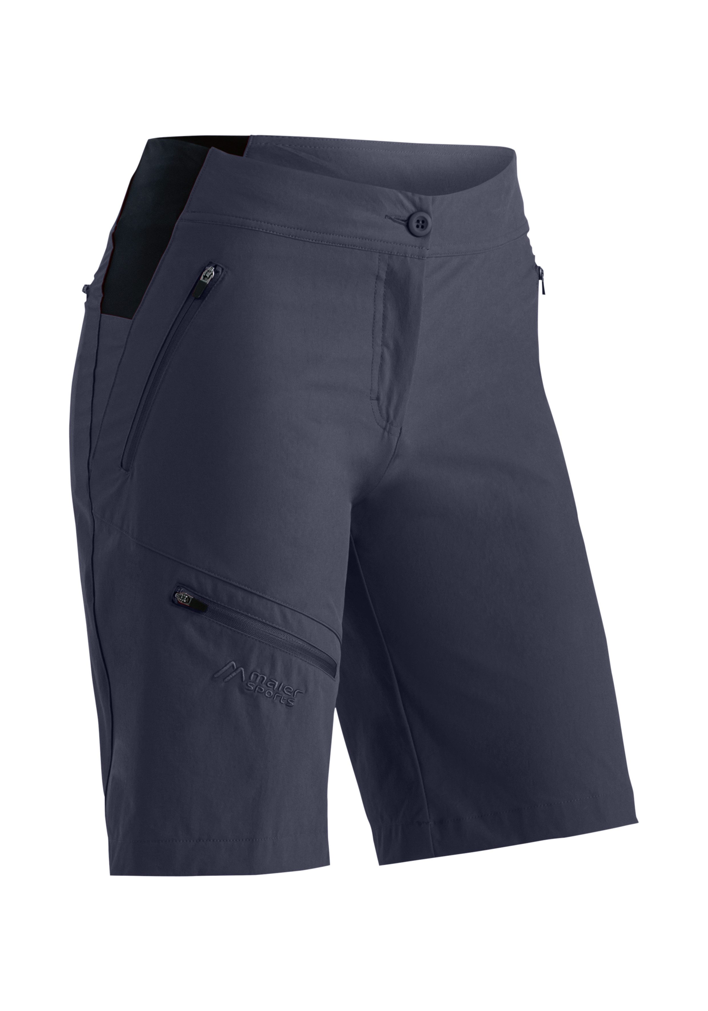 Maier Sports Outdoorhose Inara Short Vario Damen Shorts, kurze Wanderhose, Outdoor-Hose, 4 Taschen, Regular Fit