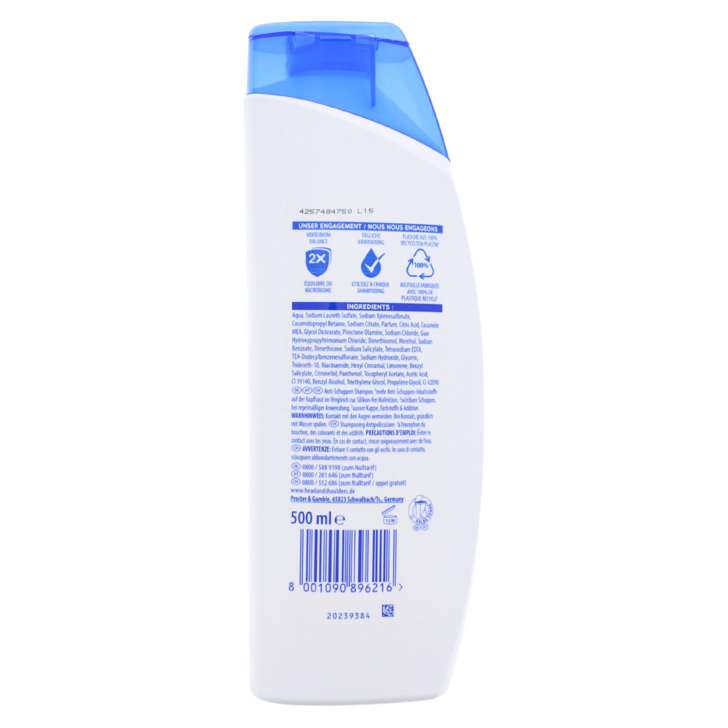 Head & Shoulders Haarshampoo 3x Head & Shoulders Citrus Fresh Anti Schuppen Shampoo Für Fettiges Ha