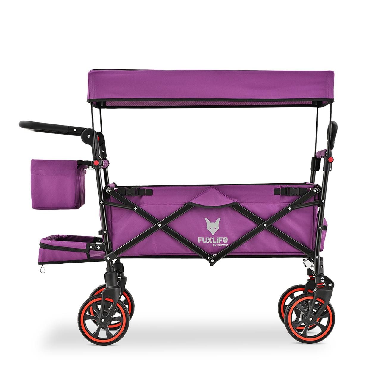 FUXLIFE Bollerwagen FX-CT850, Innenraumverlängerung, faltbar, Hecktasche
