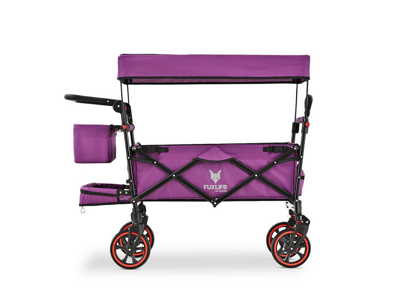 FUXLIFE Bollerwagen FX-CT850, Innenraumverlängerung, faltbar, Hecktasche