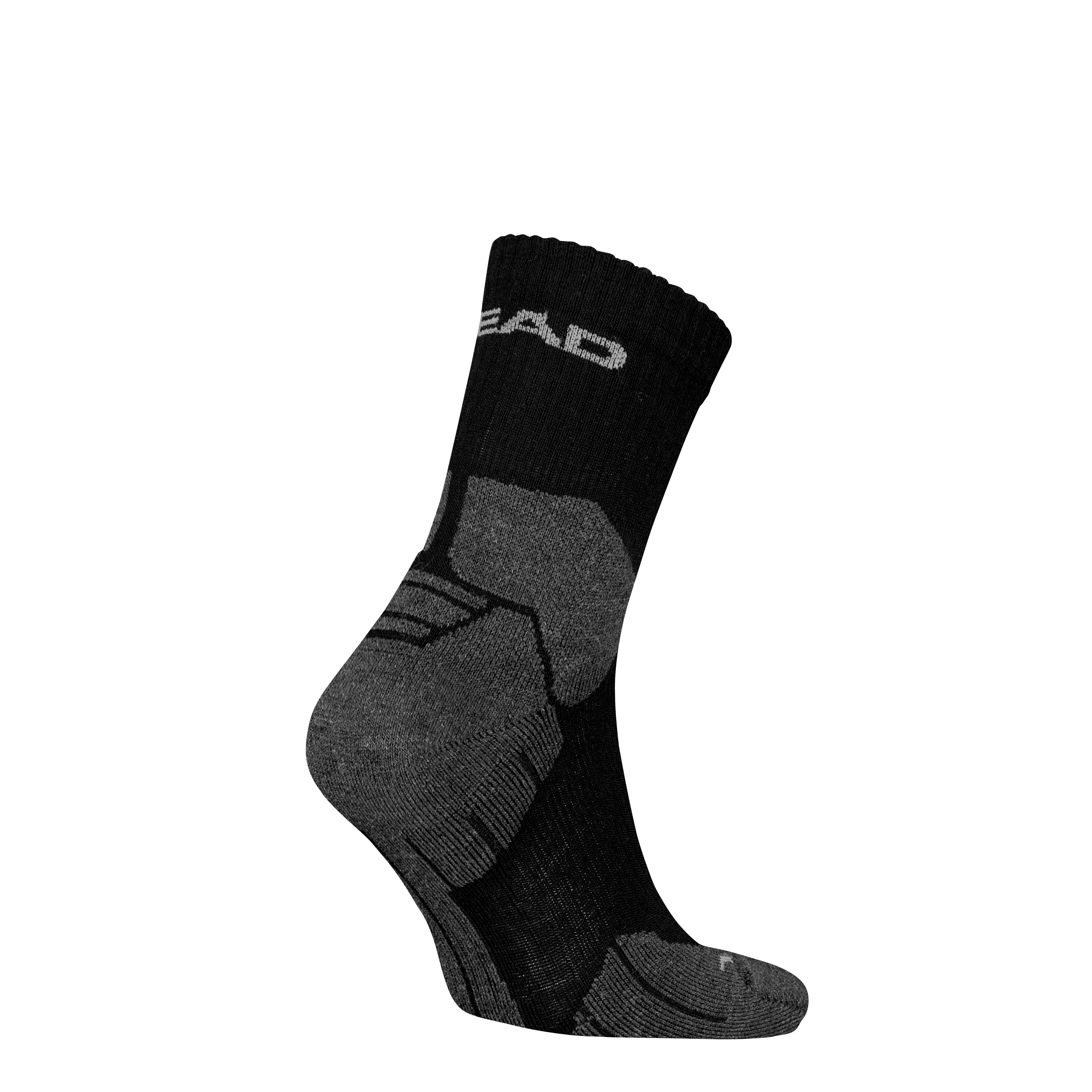 Head Wandersocken HEAD HIKING WARM SHORT CREW 1P Zonenpolsterung für zusätzlichen Komfort