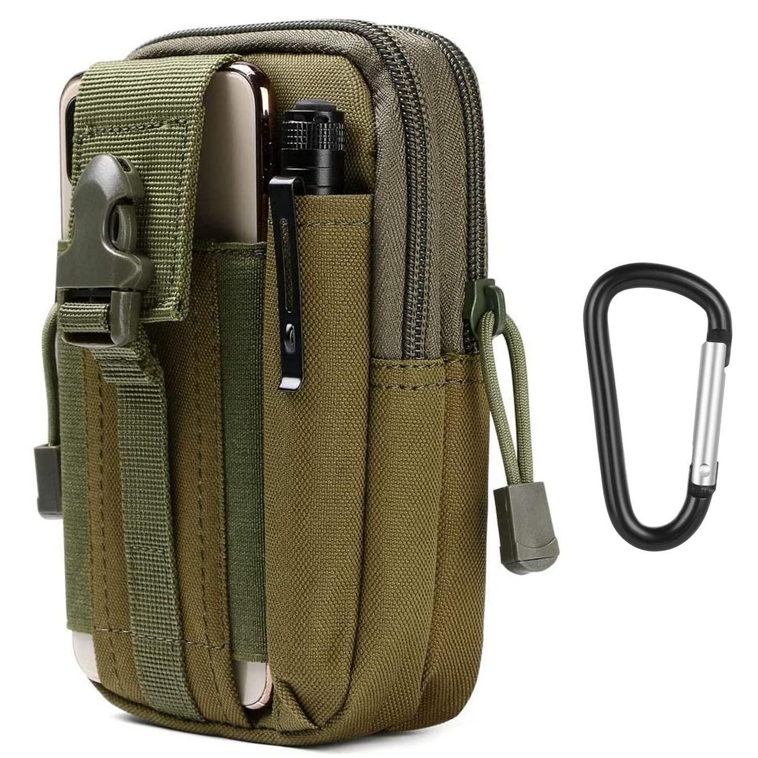 Gürteltasche Hüfttasche taktisch Militär Gürteltasche Camping Wandern #2 Grün