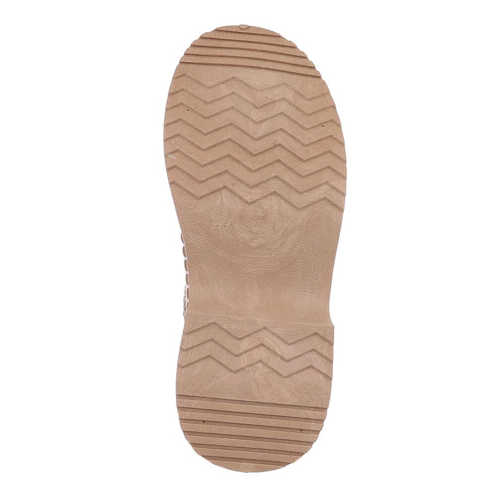 Ital-Design Damen Hausschuhe Freizeit Hausschuh (87284136) Blockabsatz Hausschuhe in Hellbraun