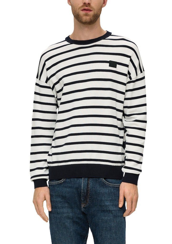s.Oliver Rundhalspullover Strickpullover