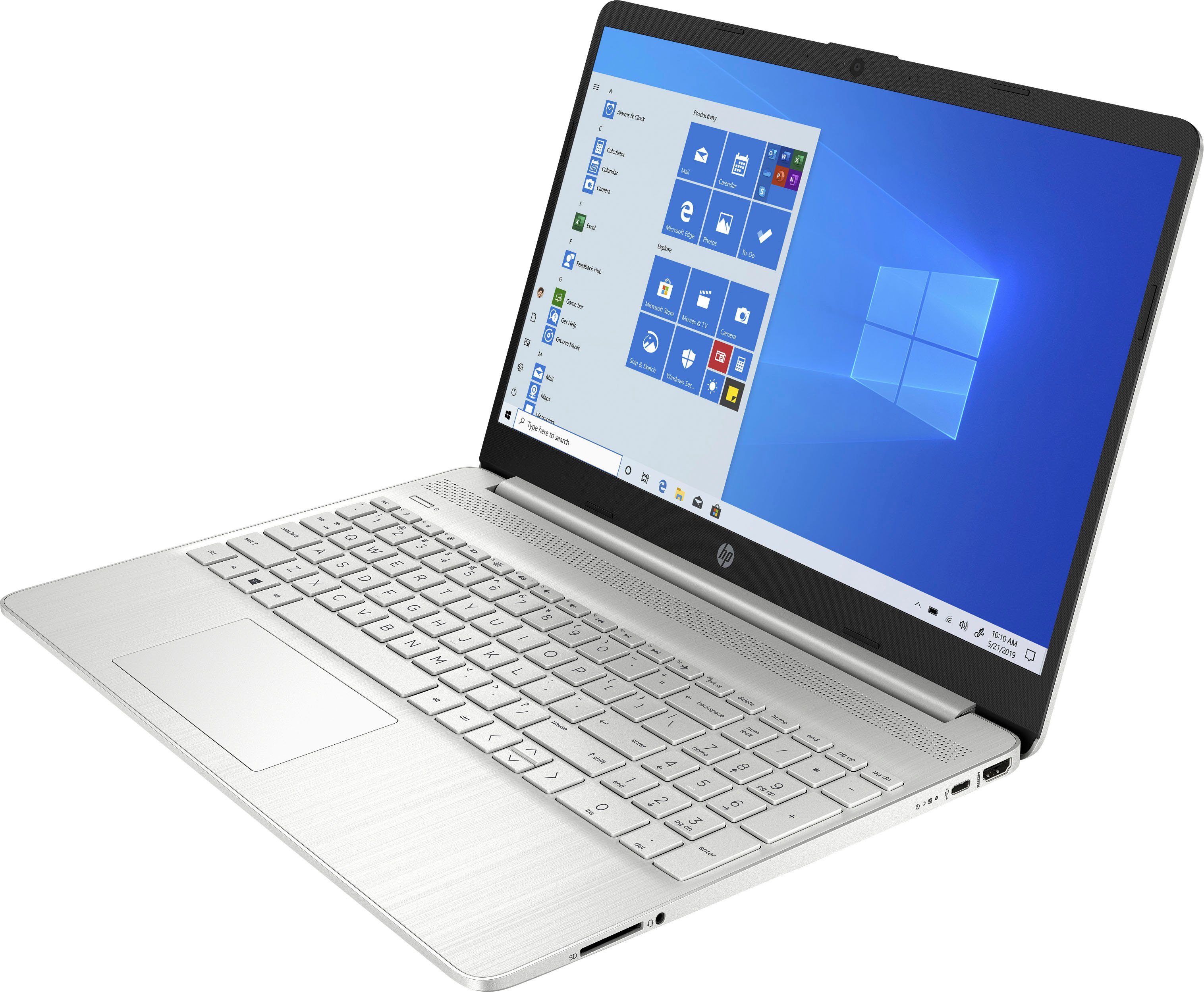 HP 15s-eq2200ng Notebook (39,6 cm/15,6 Ryzen 512 Zoll, 11) Windows Graphics, 5500U, 5 GB SSD, Radeon AMD