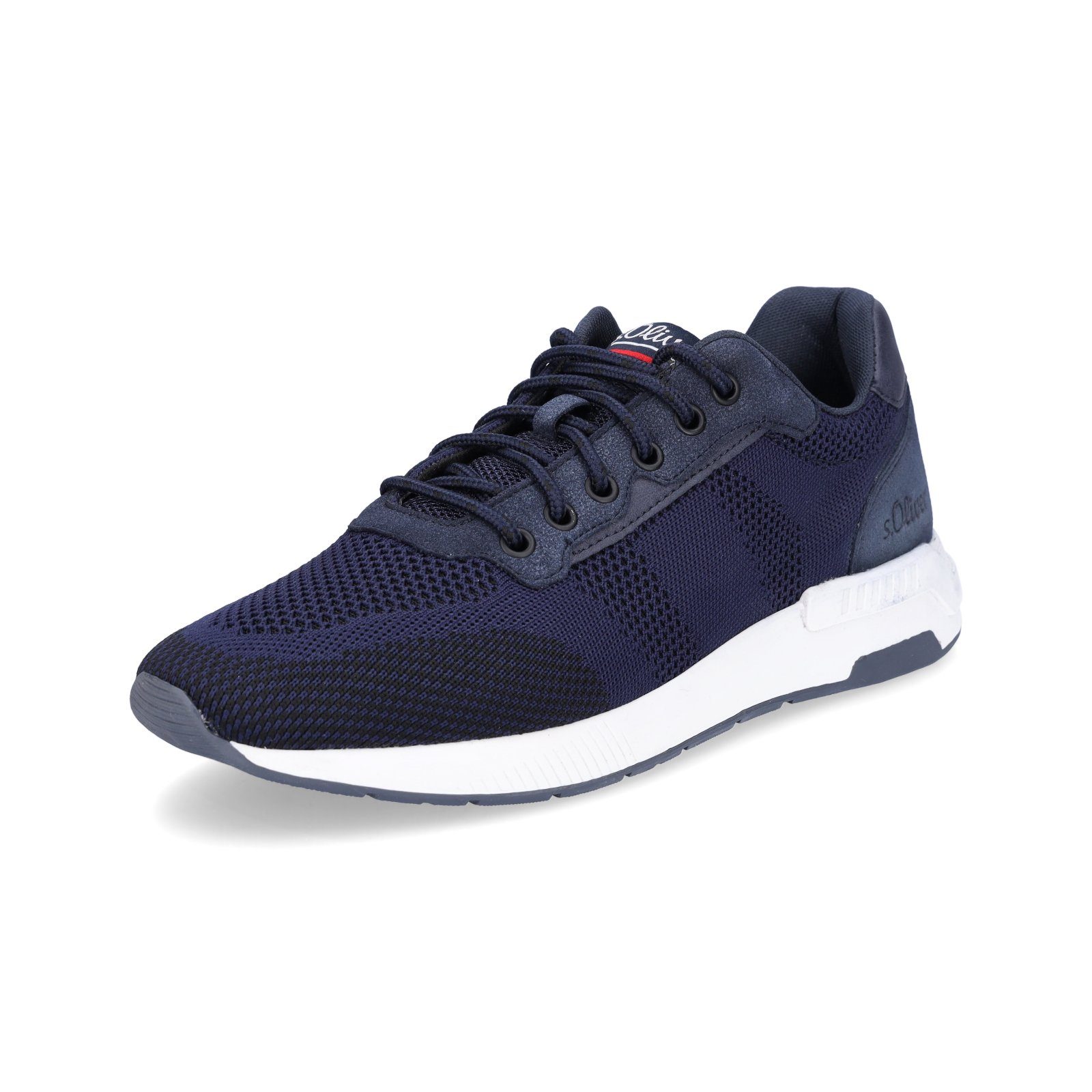 s.Oliver Herren Strick Sneaker marine blau Sneaker