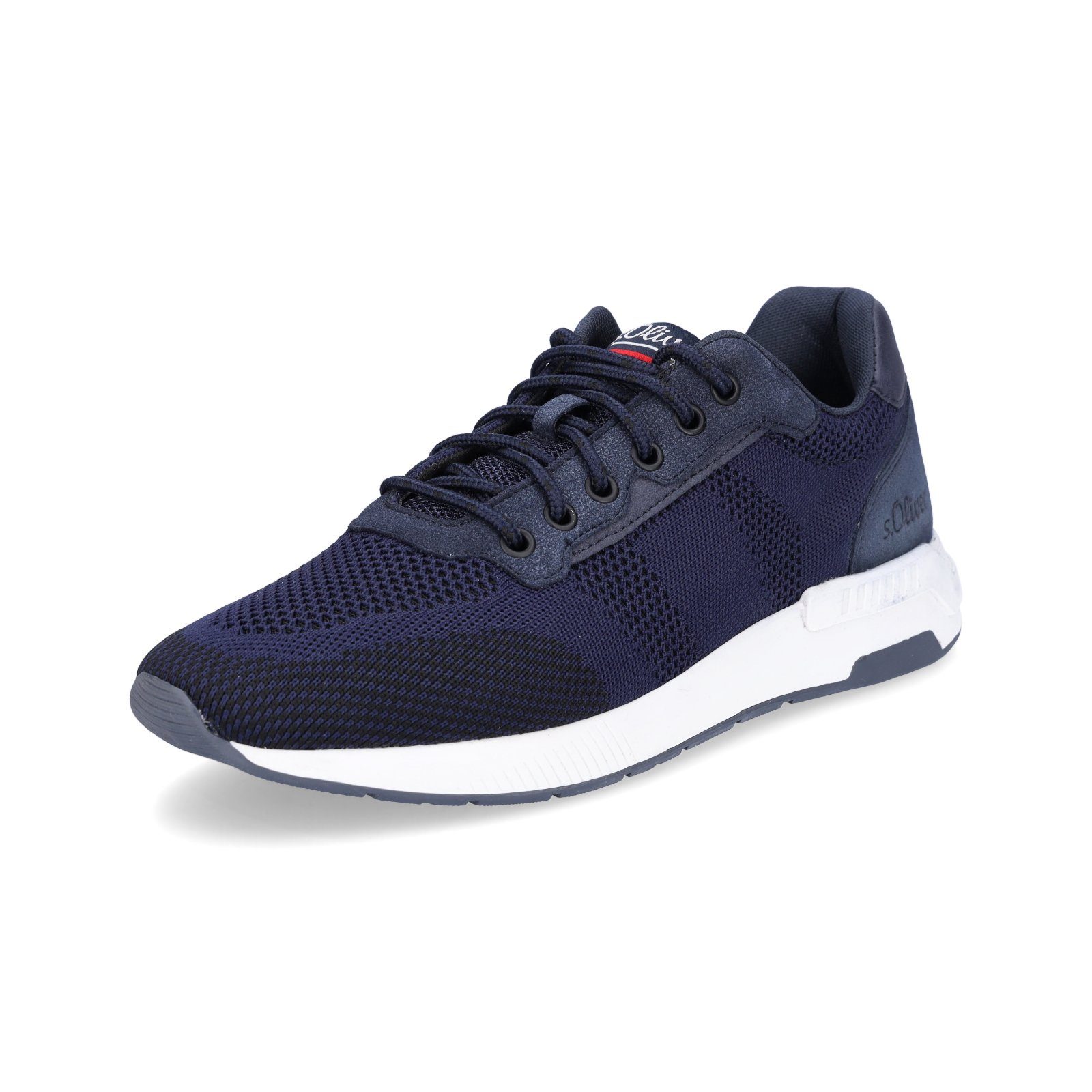 s.Oliver s.Oliver Herren Strick Sneaker marine blau Sneaker Navy | Sneaker