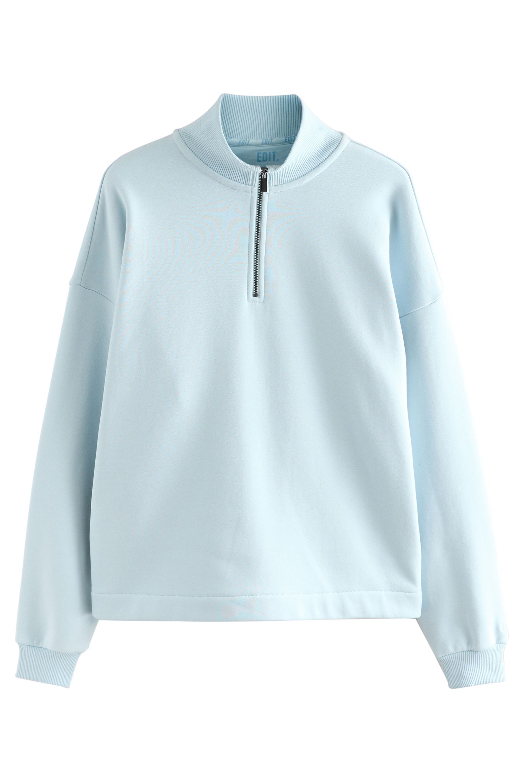 Next Sweater EDIT Sweatshirt mit viertellangem Reißverschluss (1-tlg)
