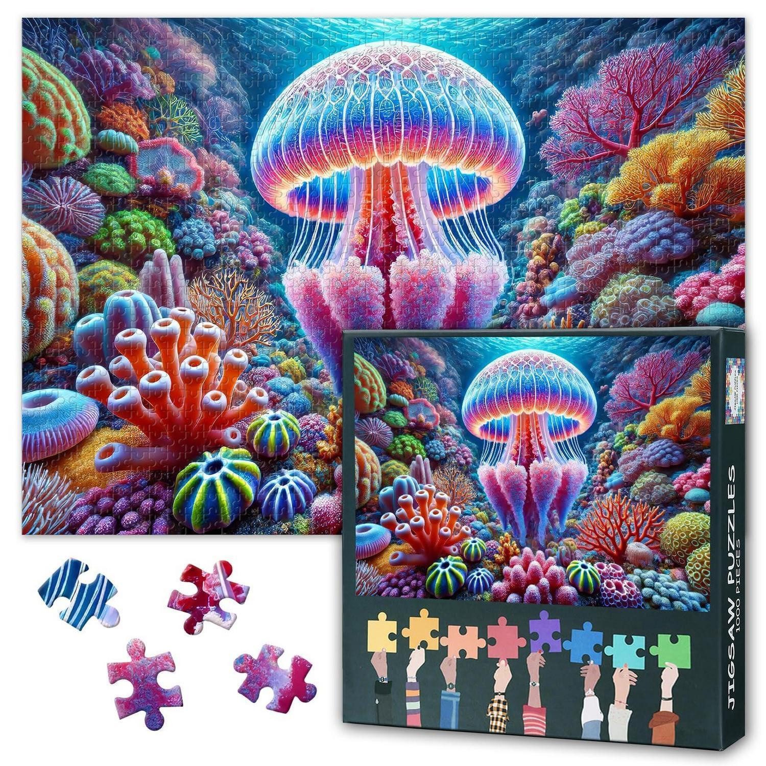LuxusKollektion Puzzle 1000 Teile Puzzle Unterwasserwelt, Puzzleteile