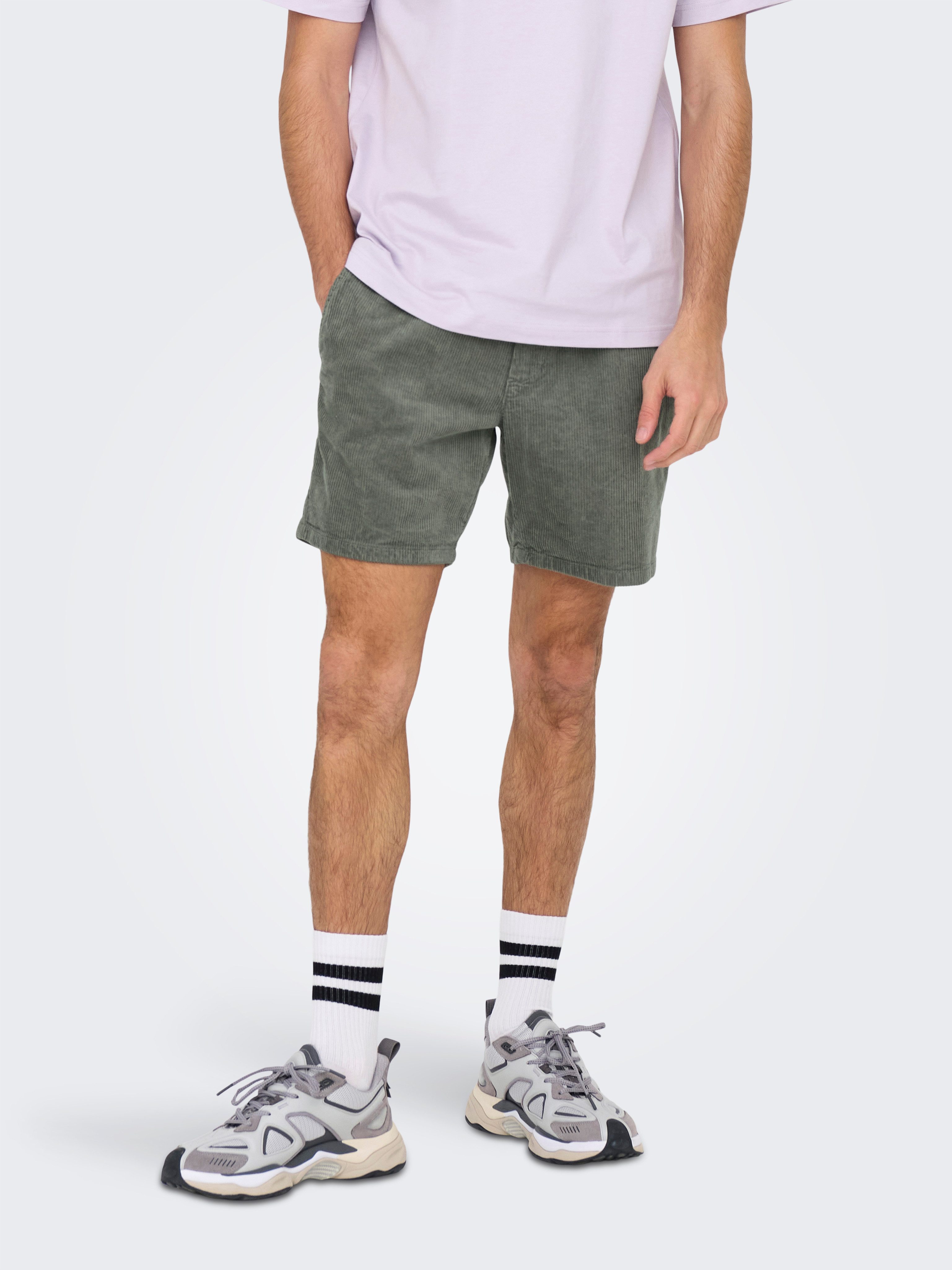 ONLY & SONS Shorts ONSTEL CORDUROY 0185 SHORTS NOOS