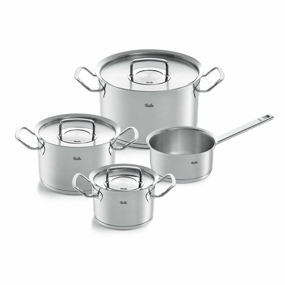 Fissler Topf-Set original-profi collection II Set 4-tlg., Edelstahl 18/10 (Set, 4-tlg), Made in Germany