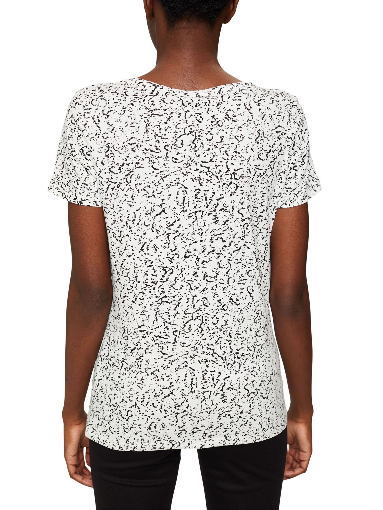Esprit T-Shirt T-Shirt mit Print aus Organic Cotton (1-tlg)