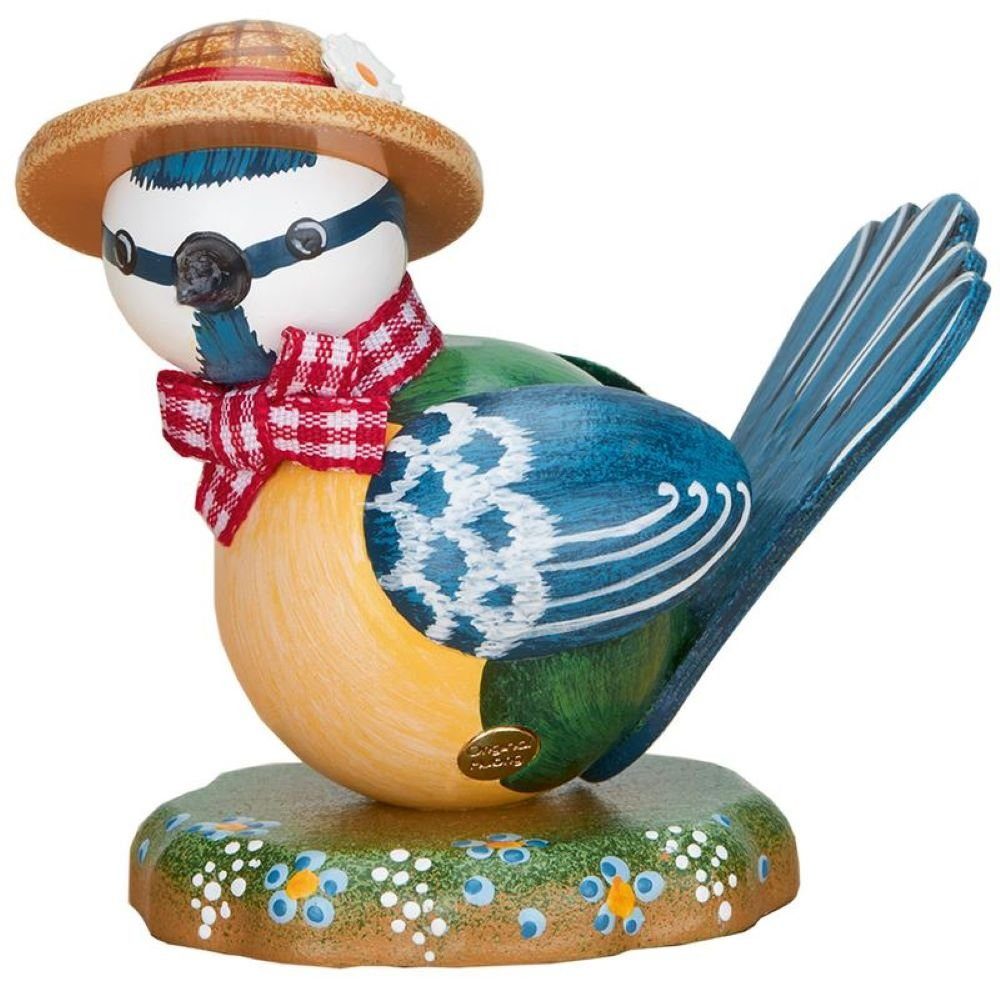 Hubrig Volkskunst GmbH Sammelfigur Blaumeisenlies´l mini, Höhe 7cm, Handwerkskunst original Erzgebirge