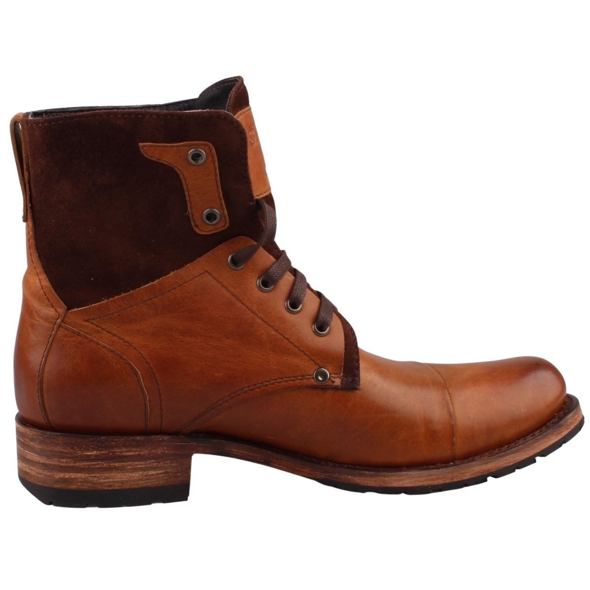Sendra Boots 9801-Evolution Tang Usado Marron Stiefelette
