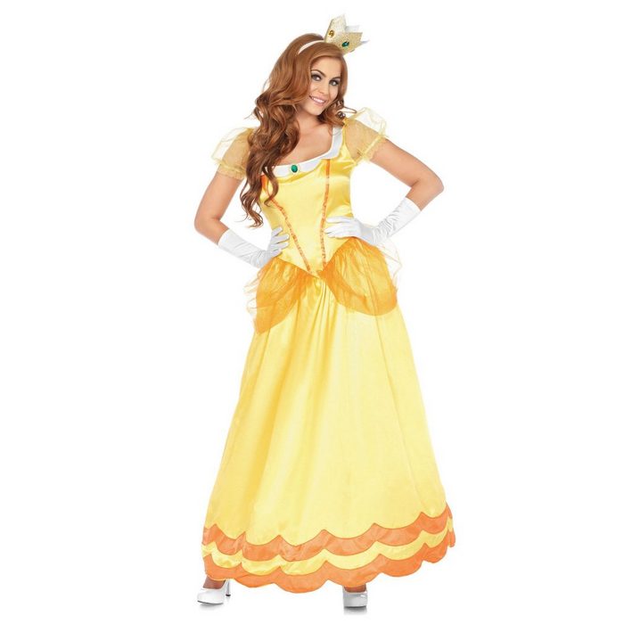 Leg Avenue Kostüm Gänseblümchen Prinzessin Märchenhaftes Kostüm im Stil von Prinzessin Daisy aus 'Super Mario&#x27