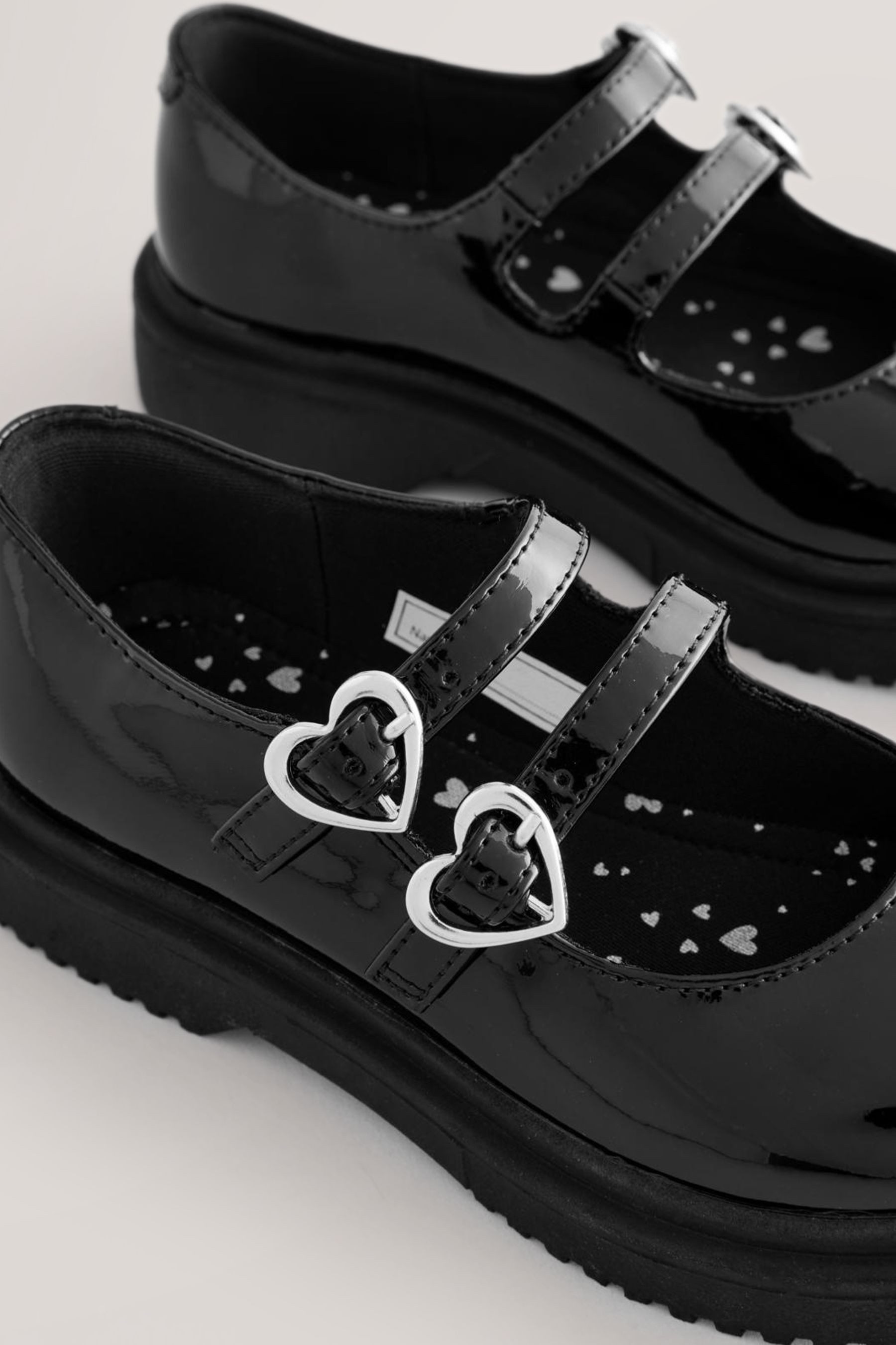Next Mary-Jane-Schuhe Doppelschnalle und Profilsohle Mary-Jane-Schuhe – Bild 3 von 5