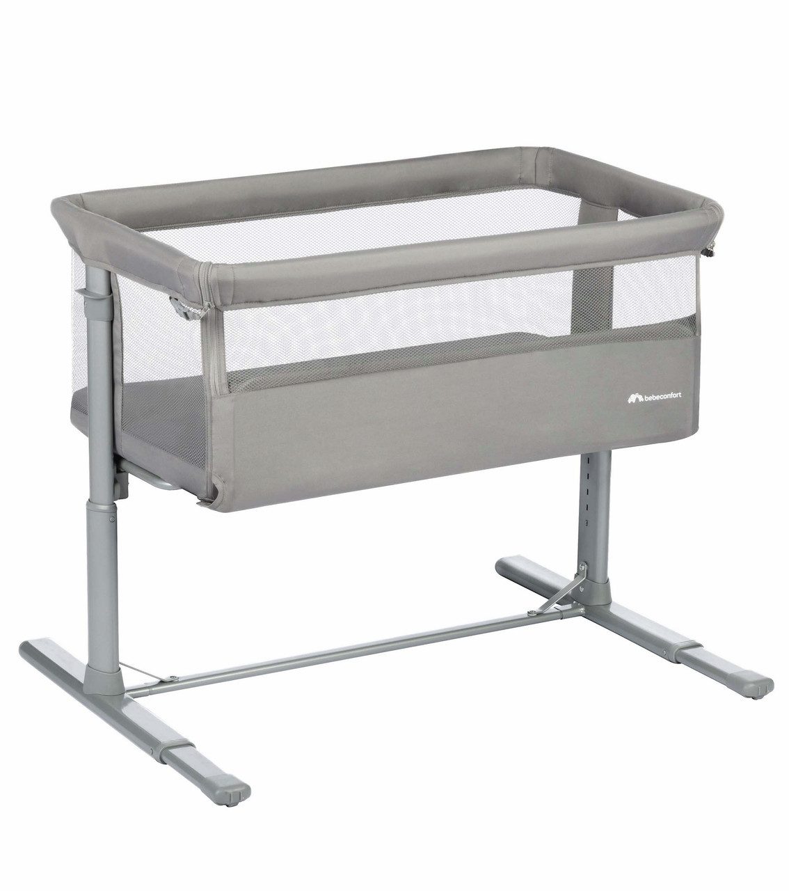 Bebeconfort Kinderbett Bebeconfort Zina 2-in-1-Beistellbett von Geburt an bis zu 9 kg, höhenv, 2-in-1-Beistellbett  Gehobener Komfort Atmungsaktives Netzgewebe  …