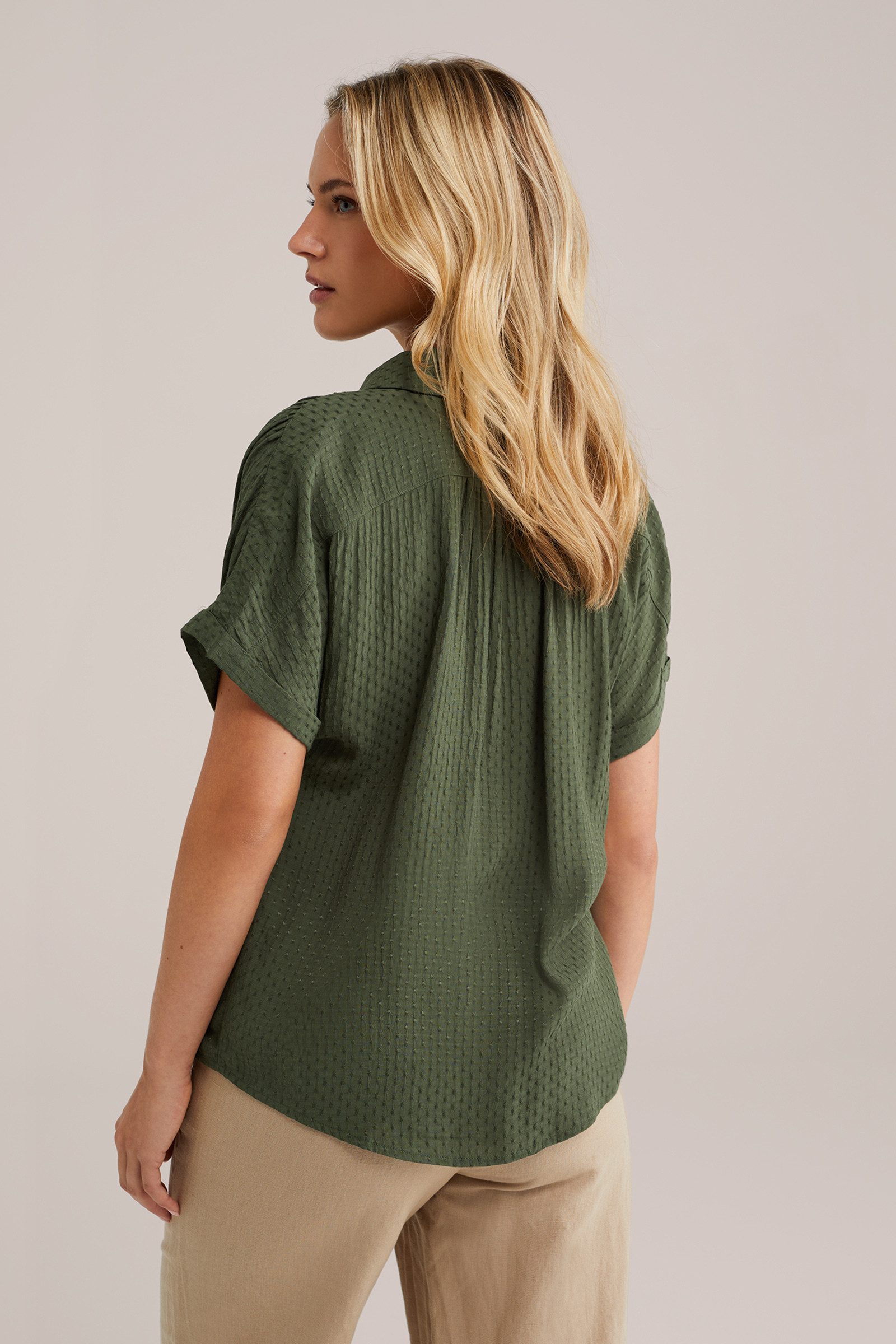 WE Fashion Kurzarmbluse günstig online kaufen