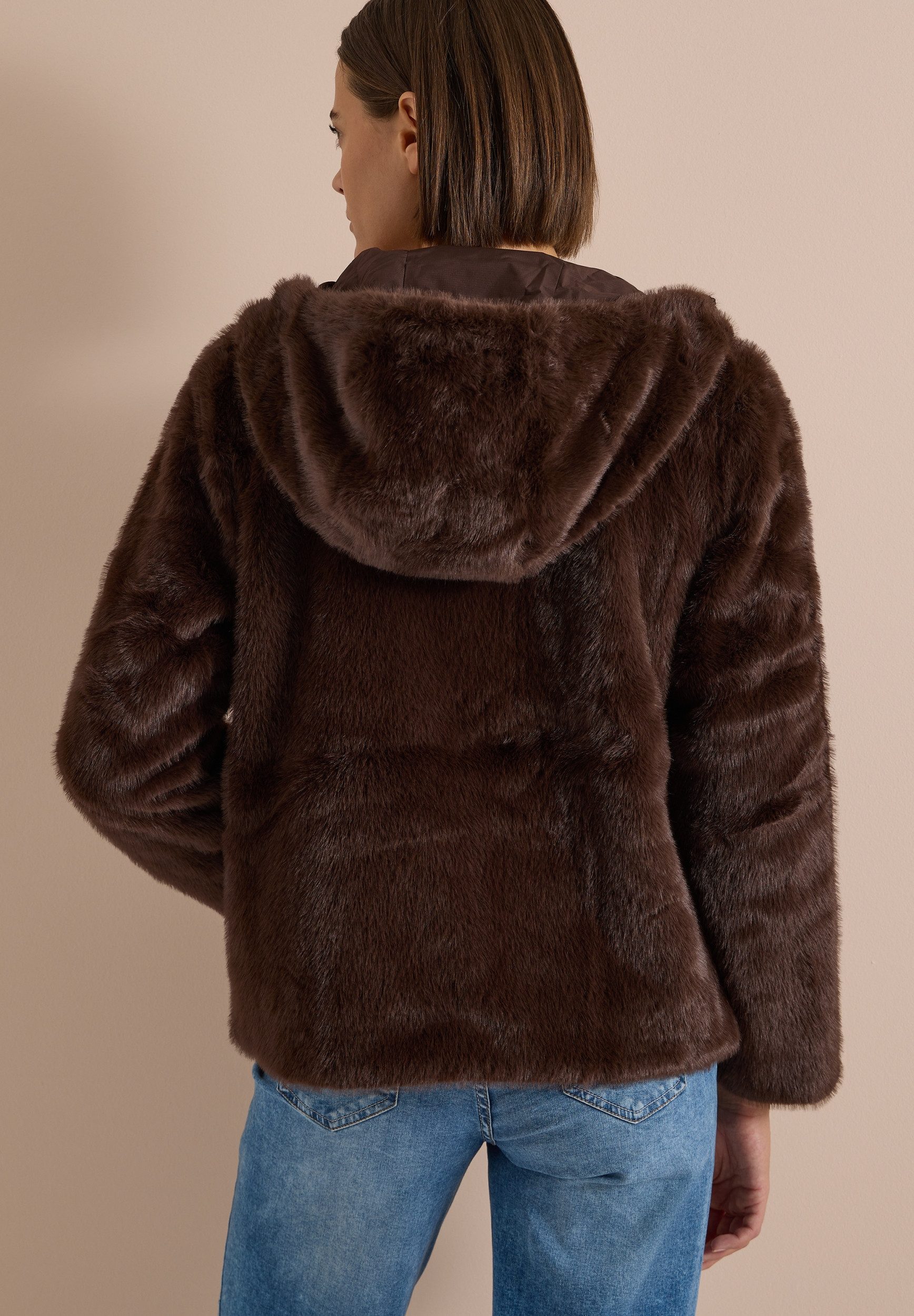CECIL Fellimitatjacke TOS Fur Matmix Jacket – Bild 4 von 5