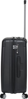 Stratic Hartschalen-Trolley Stripe, 66 cm, 4 Rollen, Reisekoffer Reisegepäck Aufgabegepäck TSA-Zahlenschloss