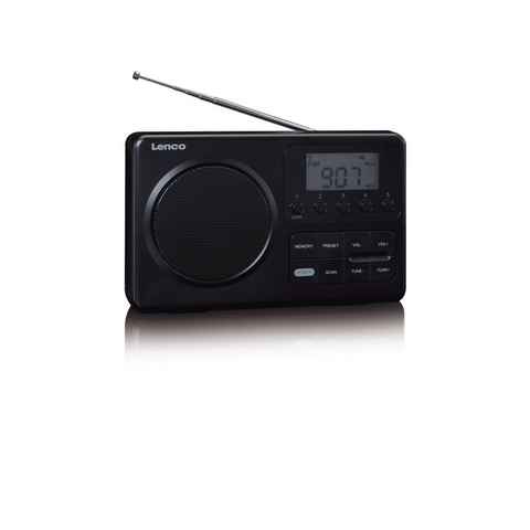 Lenco MPR-035BK Tragbares FM-Radio UKW-Radio (FM-Tuner)