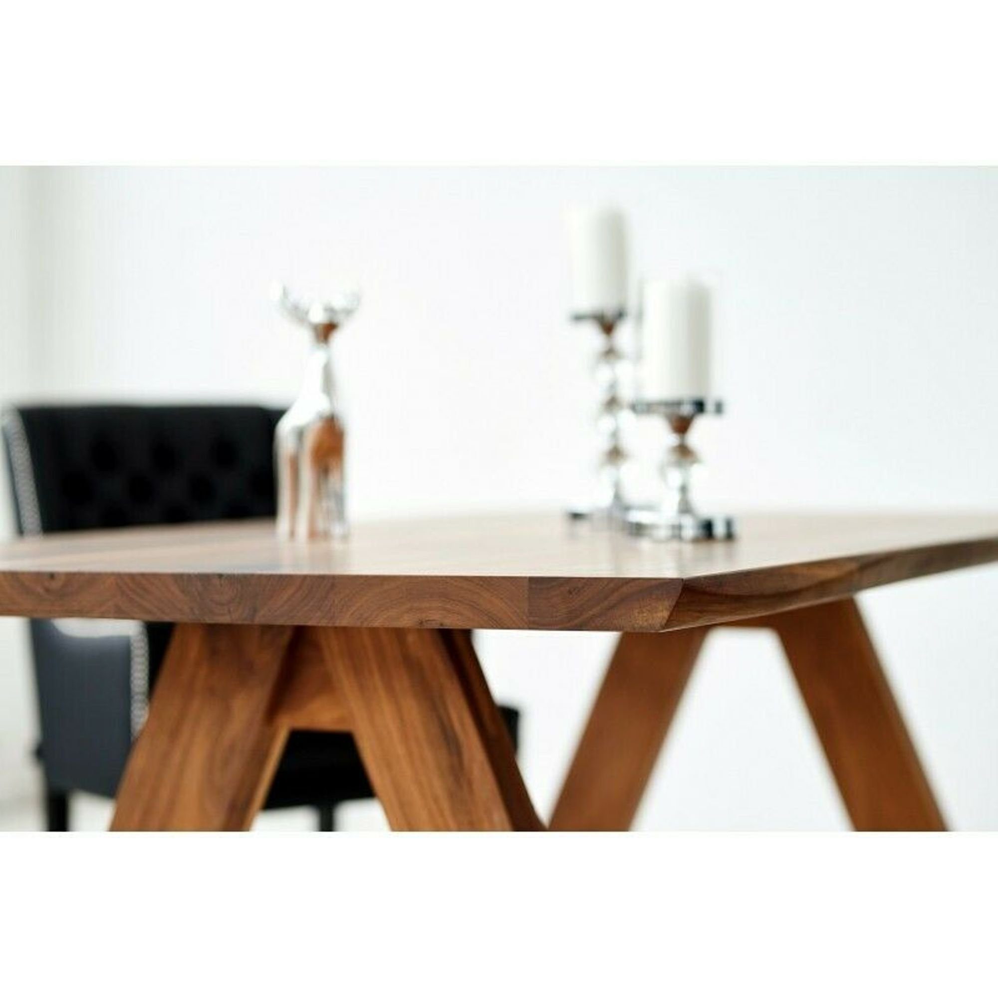 JVmoebel Sitz Lehnstühle Esszimmer + Stühle Holz Essgruppe, Gruppe Stuhl Design Chesterfield Tisch 6