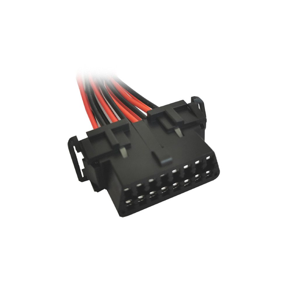 Bolwins D38 Einbau Auto KFZ LKW OBD2 16pin Buchse Kabeladapter für Kia Hyundai Synchron-Kabel, Offenes Kabelende / Einbauanschluss, OBD2 16-Pin Buchse (30 cm), Plug & Play