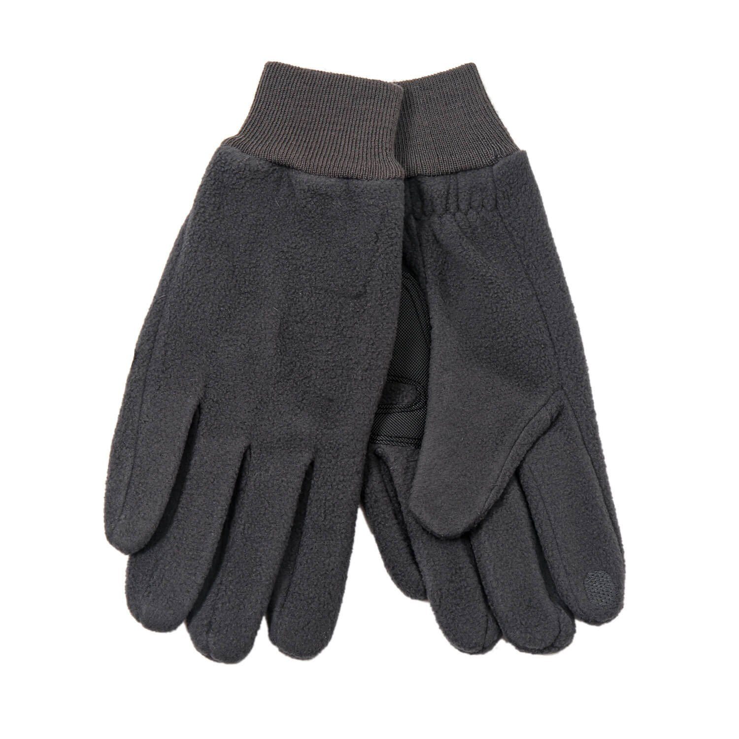 Leoberg Strickmütze Herren Handschuhe Winterhandschuhe in verschiedenen Farben und Designs Grau-252002