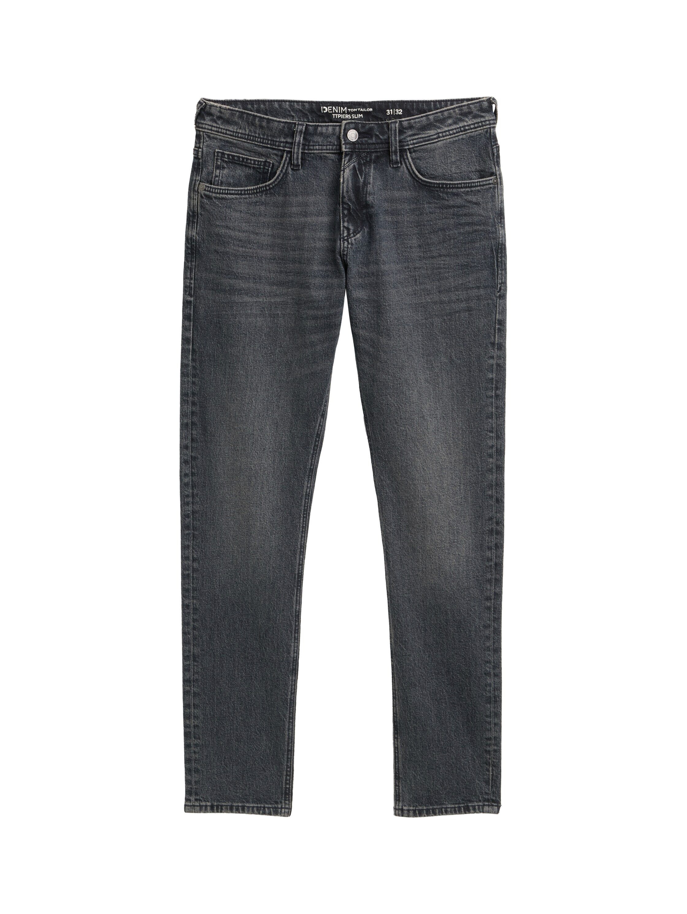 TOM TAILOR Denim Slim-fit-Jeans PIERS Slim fit mit etwas niedrigerer Leibhöhe – Bild 5 von 5
