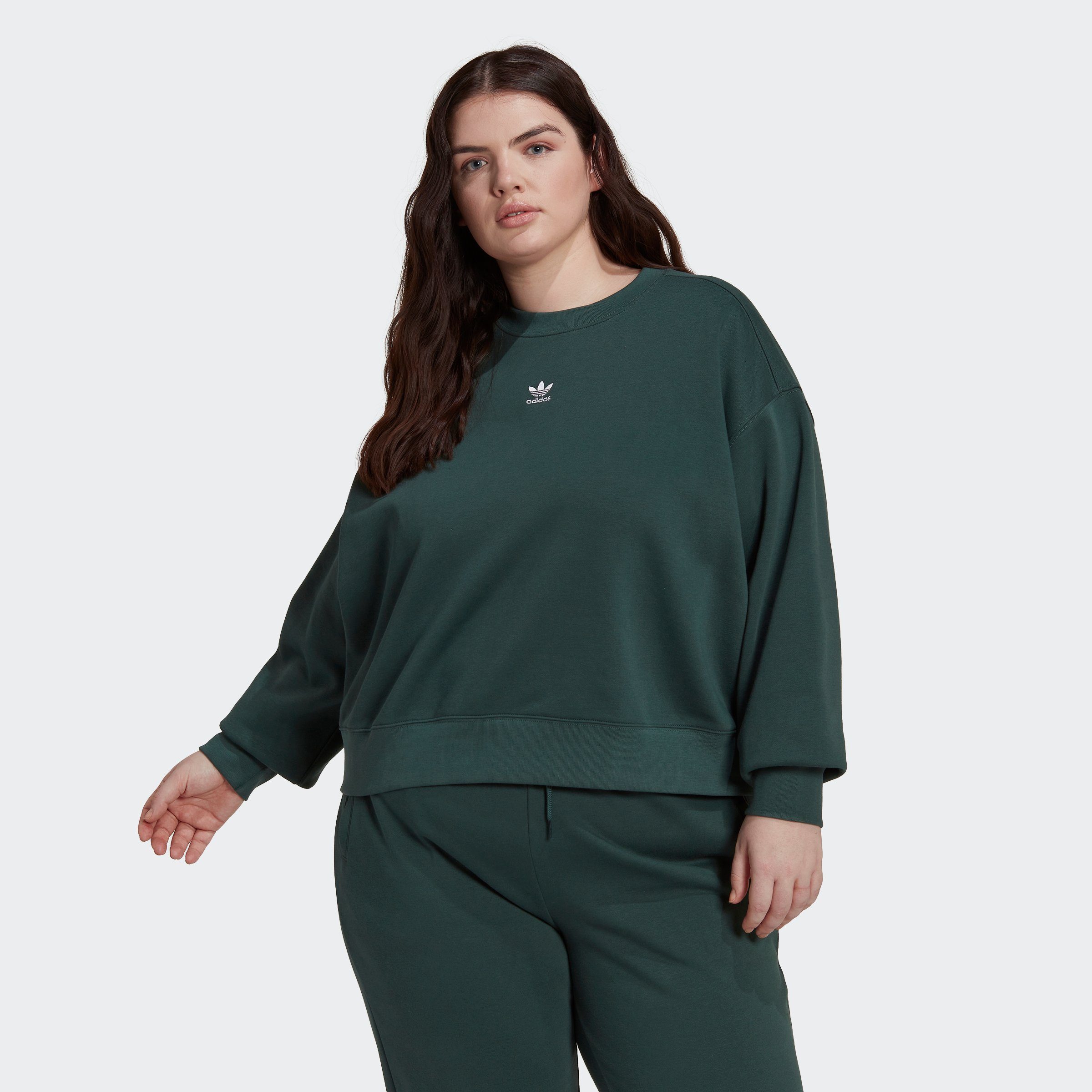 adidas Originals GROSSE grün ADICOLOR – GRÖSSEN ESSENTIALS Sweatshirt