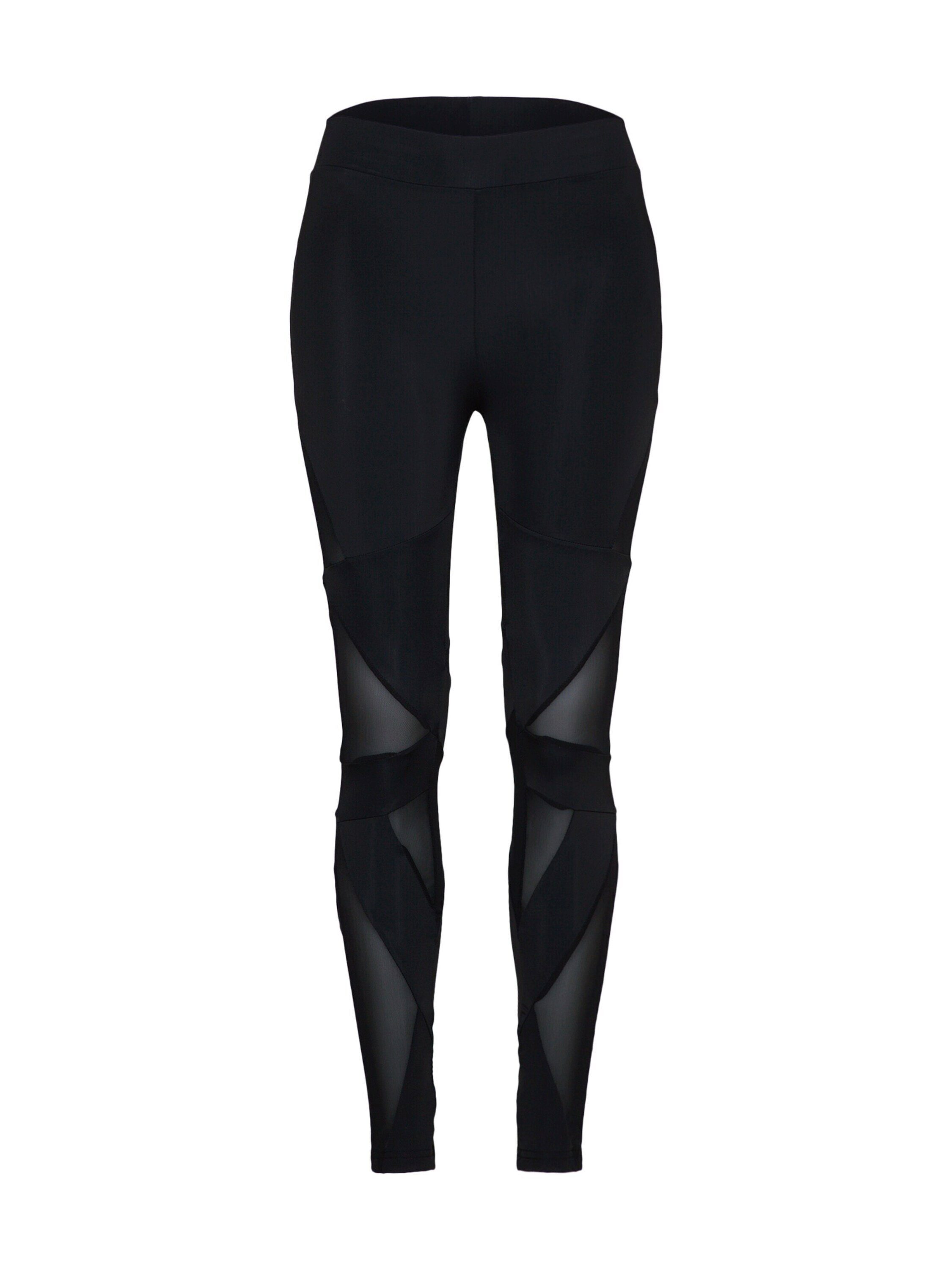 CLASSICS (1-tlg) Mesh Weiteres TB1938 Detail blk/blk URBAN Triangle Leggings Tech