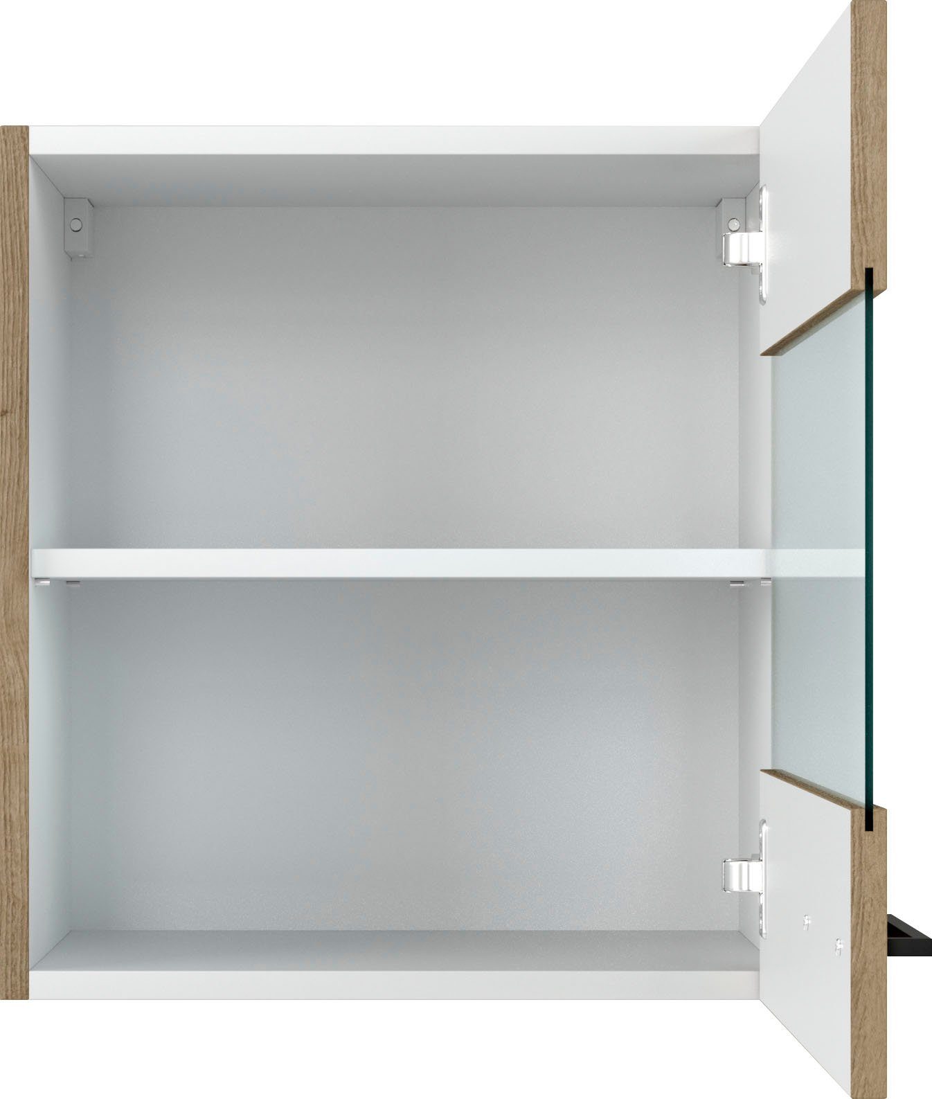 Flex-Well Glashängeschrank Cara (1-St) (B x H x T) 50 x 54,8 x 32 cm, mit Stollenglastür