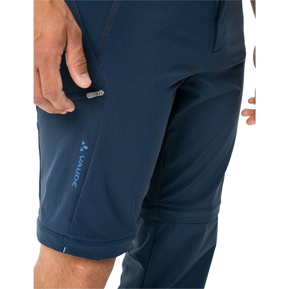 VAUDE Outdoorhose Men's Farley Stretch ZO Pants II Vielseitige Outdoor-Hose mit Abzippfunktion, wasserabweisend, bietet – Bild 5 von 5