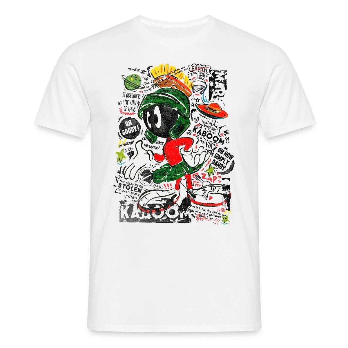 T-Shirt Looney Tunes Marvin Der Marsmensch Männer T-Shirt