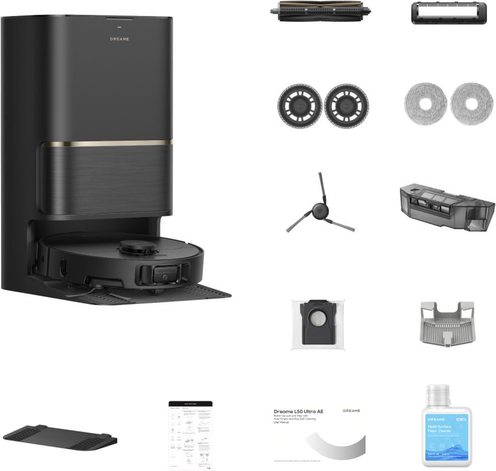 Dreame Saugroboter L50 Ultra AE, 600 W, beutellos, Basisstation, App-Steuerung