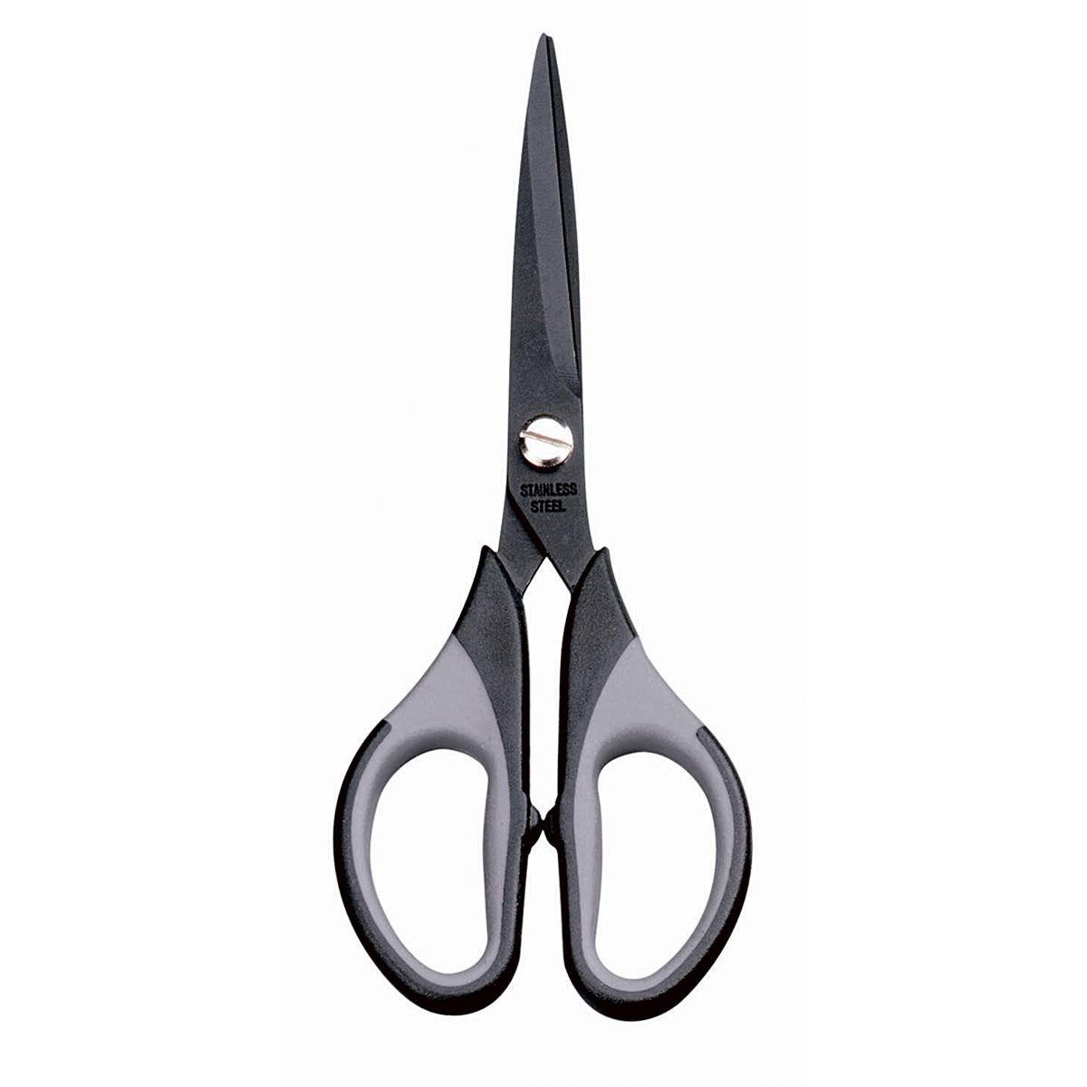 MAUL Bastelscheren MAUL 7690690 Schere mit gummierter Griffzone, Länge: 150 mm, schwarz
