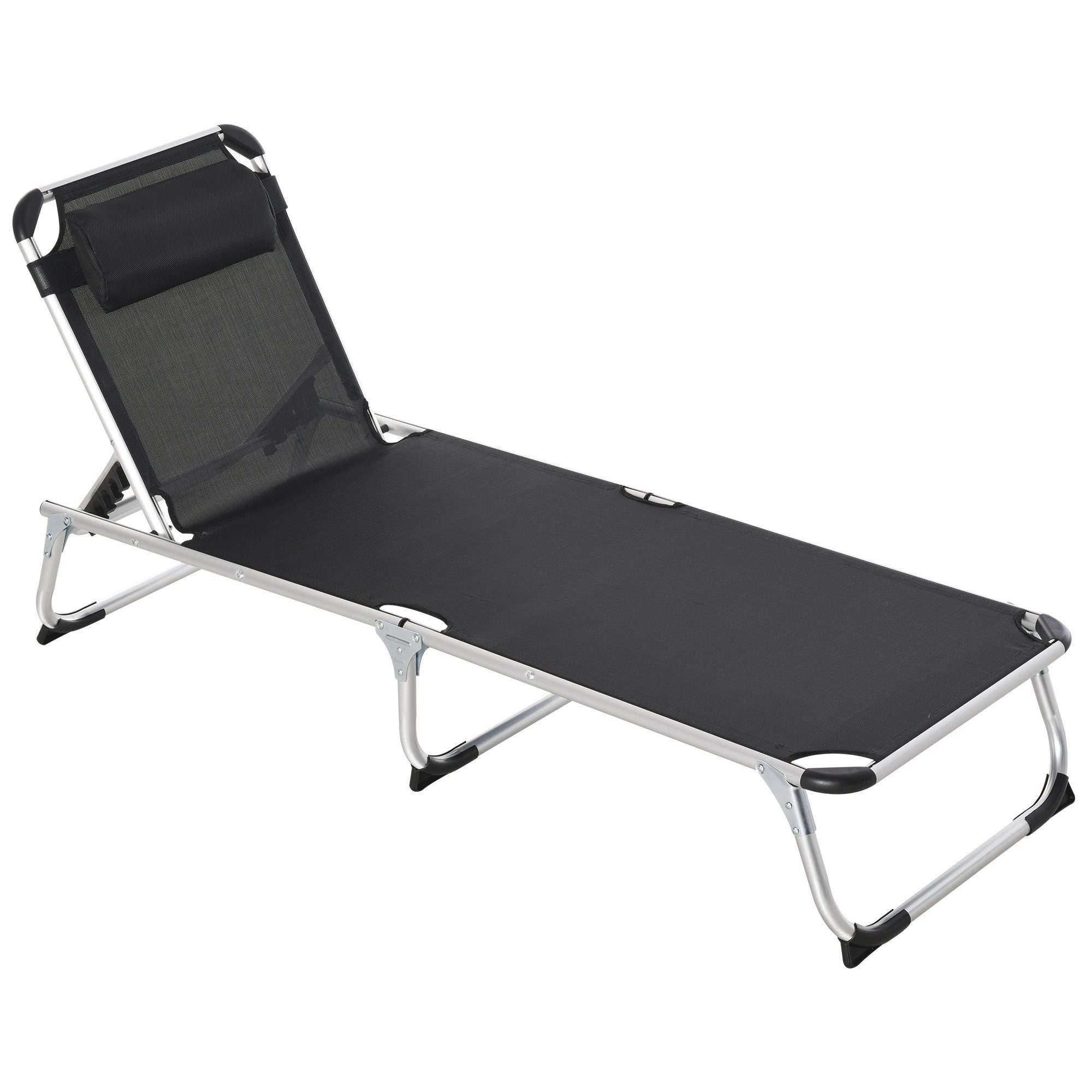 Outsunny Gartenliege Gartenliege 5-stufig verstellbar günstig online kaufen