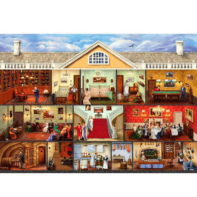 Wooden City 3D-Puzzle »Viktorianisches Hausleben Puzzle Holzpuzzle«, 1010 Puzzleteile, Holzbausatz zum Selberbauen