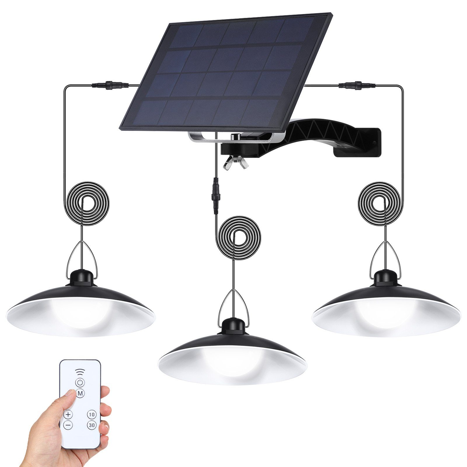 MUPOO Pendelleuchte Solar Hängelampen für Außen,Solar günstig online kaufen