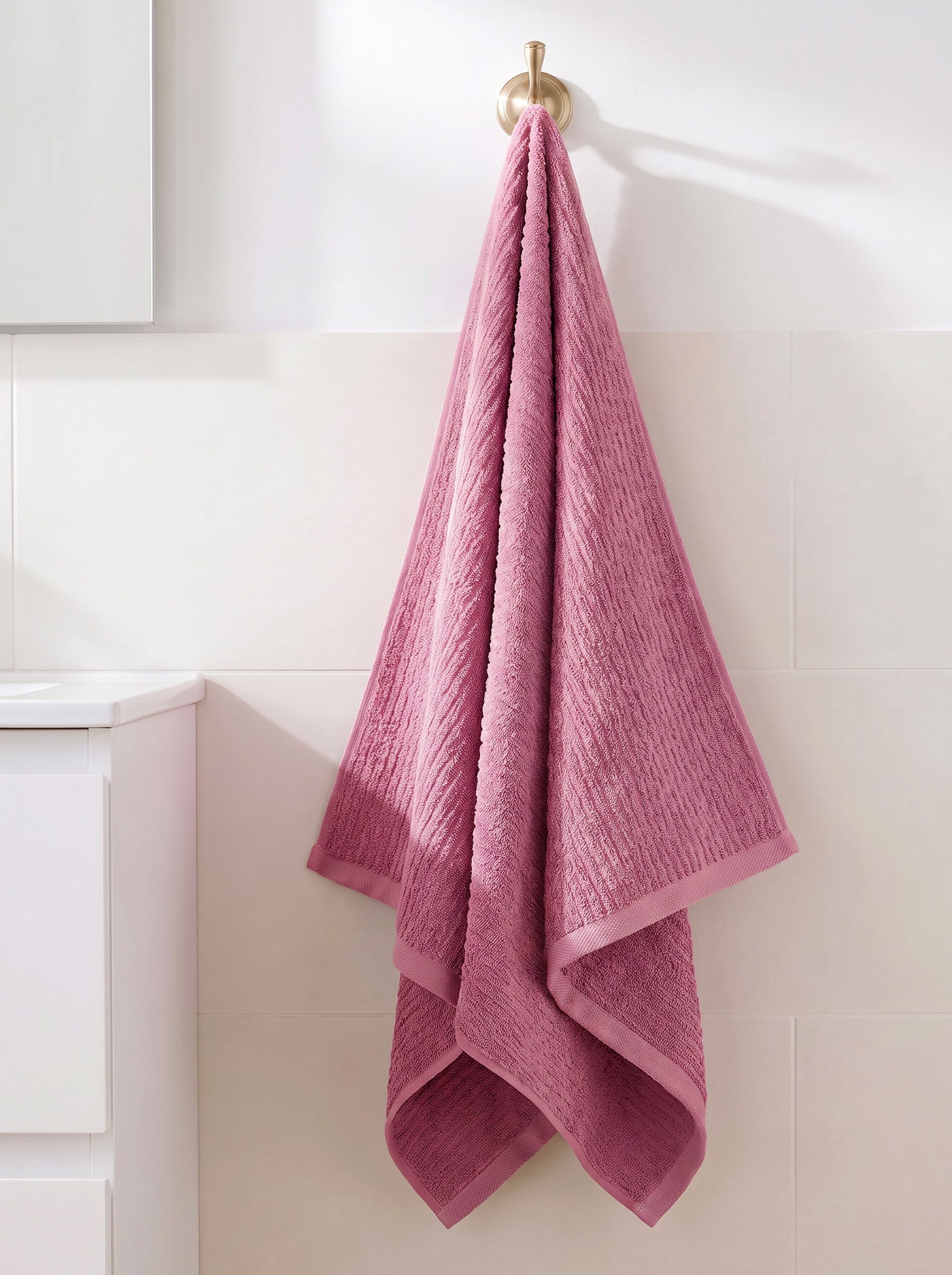 OTTO home Handtuch Riva, 50x100, Premium Handtücher, 500 gr/m², Webfrottier (1-St), Hoch-Tief-Struktur, Streifen, weich, 5 Jahre Garantie