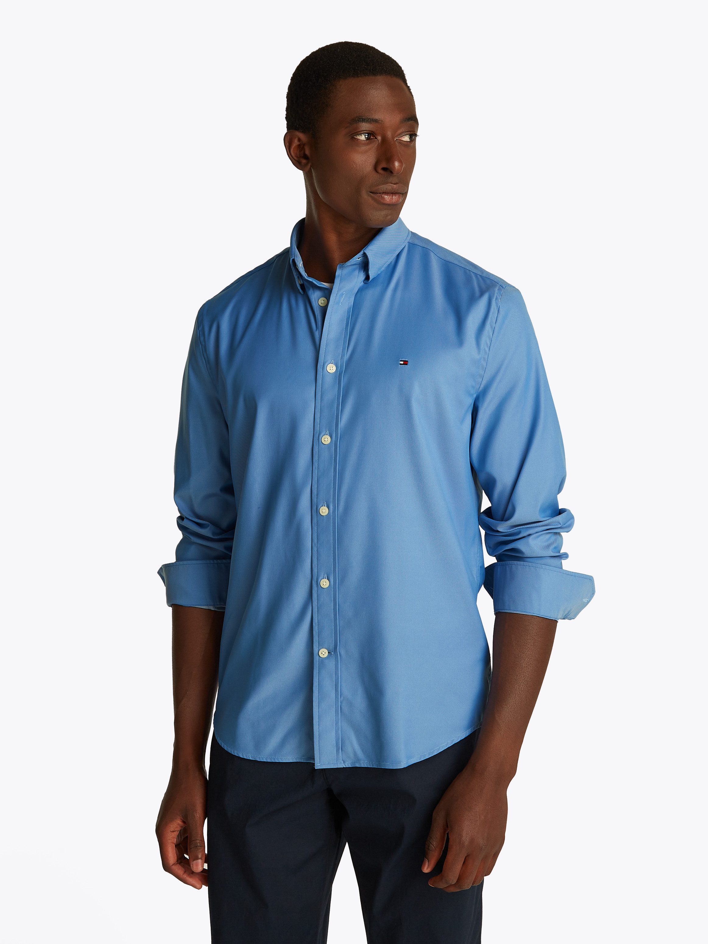 Tommy Hilfiger Langarmhemd PERFORMANCE TWILL Regular Fit SHIRT günstig online kaufen